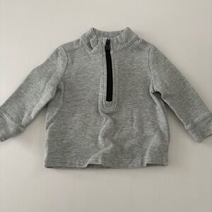 Baby GAP Athletic Quarter Zip Gray